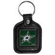 Dallas Stars™ Square Leatherette Key Chain